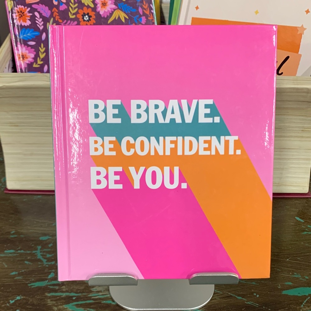 Pink and Orange Motivational Book